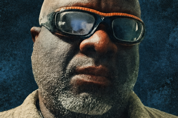 Gritty Portrait with Iced L6 Pendant